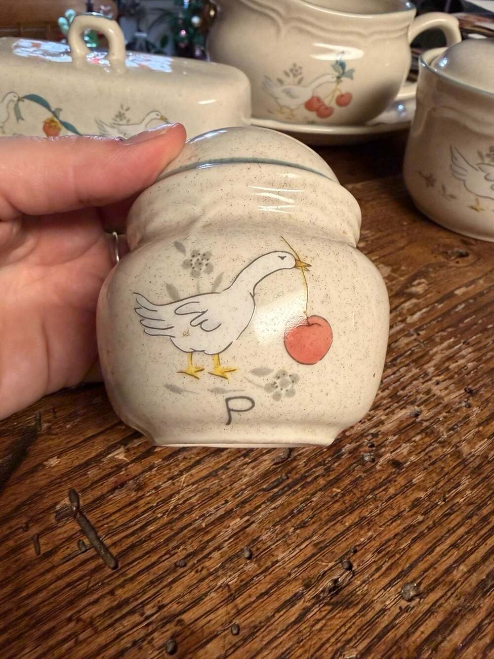 Vintage International China Marmalade Stoneware Goose Multiple Items - Picture 13 of 16